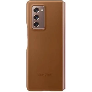 Galaxy Z Fold2 Deri Kılıf Kahverengi
