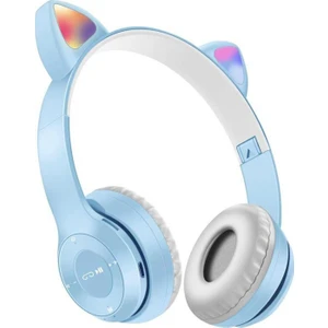 Kablosuz Bluetooth Özellikli Kedi Kulak Desenli Kulaklık (Yurt Dışından)