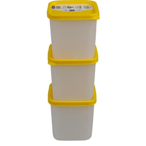 Hobby Life Alaska Nofrost Saklama Kabı 0,38 Litre 3'lü Sarı