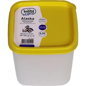 Hobby Life Alaska Nofrost Saklama Kabı 0,38 Litre Sarı