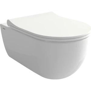 Bocchi V-Tondo Rimless Asma Klozet Parlak Beyaz 1416-001-0128 Kapak Dahil