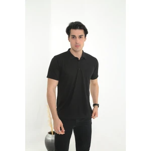 KMK Kombin Baba Yakalı Cepli Düz Model Tek Renk Tişört T-Shirt