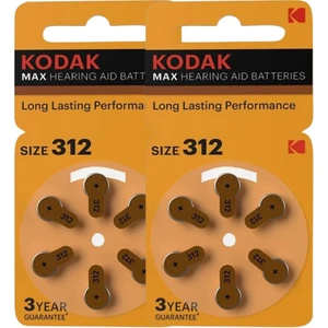 PR41 312 Işitme Cihaz Pili 6'lı 2 Paket Kodak Pr 41 Kulak Cihazı Pili 6'lı 2 Paket