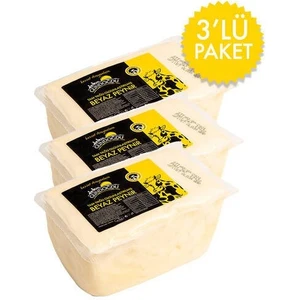 Inek Beyaz Peyniri 3 Lü Paket Yaklaşık 1,980 Kg 1 Yıl Olgunlaştırılmış