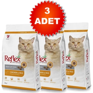 Adult Tavuklu Yetişkin Kedi Maması 3x2 kg