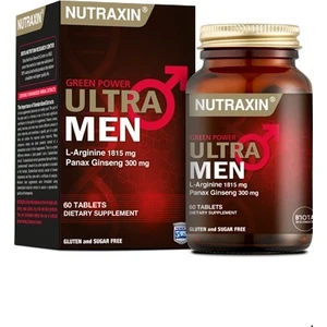 Erkeklere Özel Bitki Ekstreleri Içeren Gıda- Ultra Men 60 Tablet