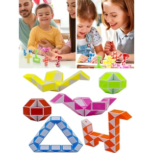 Hyd Sihirli Yılan Zeka Küpü Şekilden Şekile Giren Popit Eğitici Oyuncak