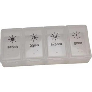 MEGEV MEDİKAL Günlük İlaç Kutusu İlaç Kabı