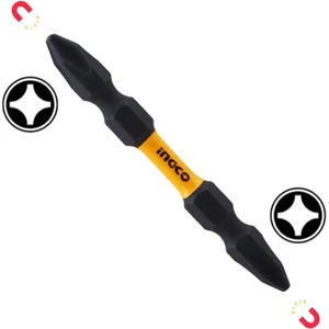 Ingco Çift Taraflı Bits Uç Ph2 65 mm Yıldız Vidalama Ucu S2 Çeliği Mıknatıslı