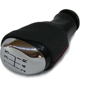 Renault Clio 4 Deri Vites Topuzu (Kırmızı Dikiş)