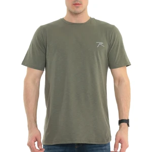 Erkek  Pamuk T-Shirt Gravıs Haki