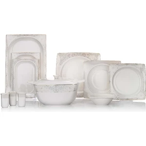 Glamor Point Yemek Takımı 60 Parça Beyaz