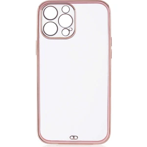 Case 4U Apple iPhone 13 Pro Kılıf Kamera Korumalı Pastel Renk Voit Clear Kapak Pembe