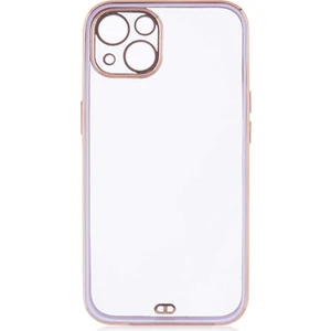 Case 4U Apple iPhone 13 Kılıf Kamera Korumalı Pastel Renk Voit Clear Kapak Lila