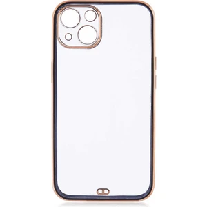 Case 4U Apple iPhone 13 Kılıf Kamera Korumalı Pastel Renk Voit Clear Kapak Siyah