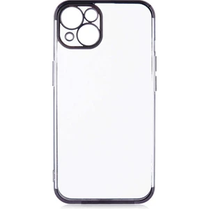 Case 4U Apple iPhone 13 Kılıf Kamera Korumalı 4 Köşeli Lazer Renkli Silikon Arka Kapak Siyah