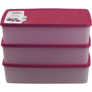 Hobby Life Alaska Nofrost Saklama Kabı 2 Litre 3'lü Fuşya