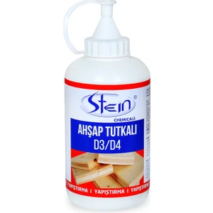 Stein D3-D4 Şeffaf Süper Güçlü Ahşap Tutkalı 550GR. x 6 Adet