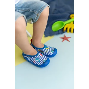 First Step Sörfçü Balık Erkek Çocuk Kaydırmaz Tabanlı Deniz Ayakkabısı