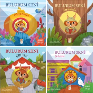 Bulurum Seni Ormanda - Bulurum Seni Çiftlikte - Bulurum Seni Okyanusta - Bulurum Seni Şehirde Fenerli Kitap 4 Kitap Set