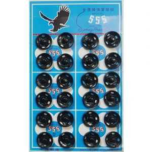 Metal, Dikmeli Çıtçıt Düğme No3 (14MM) 24 Adet