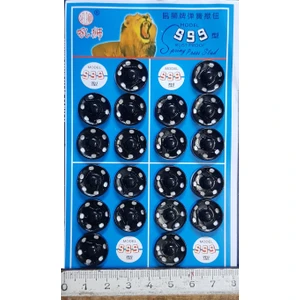 Metal, Dikmeli Çıtçıt Düğme No4 (16MM) 24 Adet