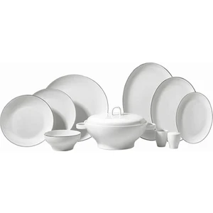 Lidya Collection 60 Parça Platin Yemek Takımı