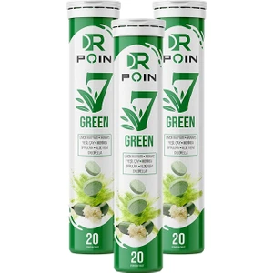 Dr Poin 7 Green Efervesan Tablet 3 Adet