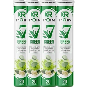 Dr Poin 7 Green Efervesan Tablet 4 Adet