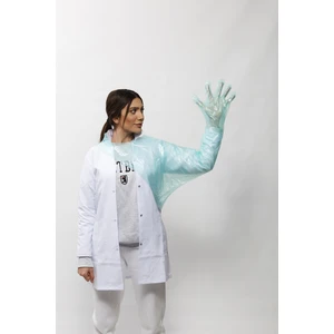 Rektal Eldiven Omuz Korumalı Veteriner Doğum Eldiveni Suni Tohumlama Eldiveni 50’li Yeşil