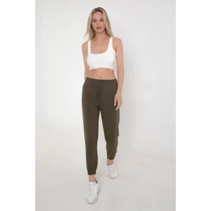 Kadın Beli ve Paçası Lastikli Eşofman Altı