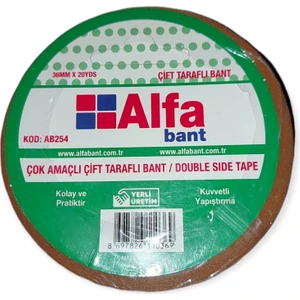 Çok Amaçlı Çift Taraflı Band 36 mm x 20