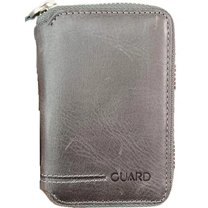 Guard Cüzdan Mini Fermuarlı Kartlıklı Cüzdan Mini Boy 11 Kart Bölmeli Unisex 12.5x9.5 cm