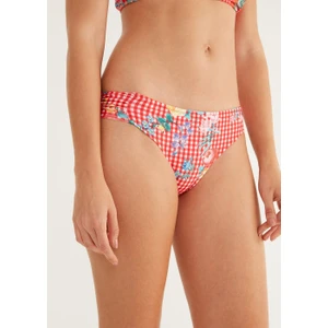 Yanı Pileli Bikini Alt