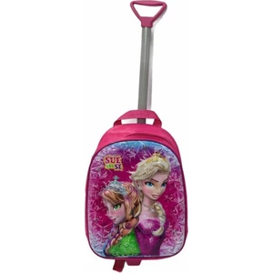 Dzc Kuzenler Avm Çekçekli Anaokul Ilkokul Kreş Frozen Elsa Sırt Çanta Valiz