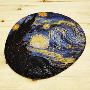 Vincent Van Gogh - Oval Mouse Pad Bilek Destekli 1