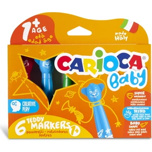 Teddy Jumbo Bebek Süper Yıkanabilir Keçeli Boya Kalemi 6'lı