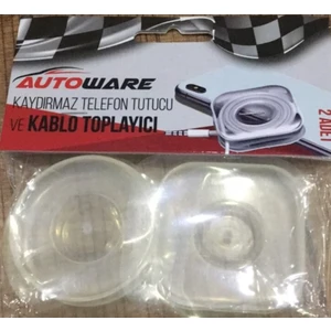 Auto Ware Kaydırmaz Telefon Tutucu ve Kablo Toplayıcı