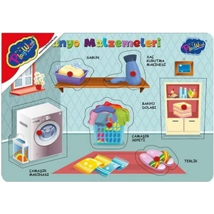 Ahşap Tutmalı Banyo Malzemeleri
