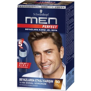 Men Perfect Saç Boyası 50 Açık Kahve