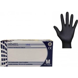 Nitril Pudrasız Siyah Medium 100LÜ