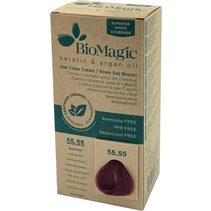 Biomagic Saç Boyası Şarap Kızılı No: 55.55