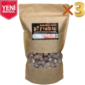 Bi Fındık Kabuğunda Kavrulmuş Tuzlu Fındık 80 G X3