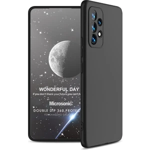 Samsung Galaxy A53 5g Kılıf Double Dip 360 Protective Siyah