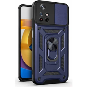 Xiaomi Poco M4 Pro Kılıf Impact Resistant Lacivert