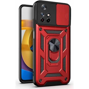 Xiaomi Poco M4 Pro Kılıf Impact Resistant Kırmızı