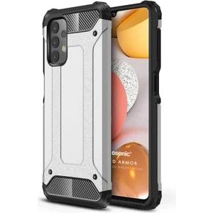 Samsung Galaxy A13 4g Kılıf Rugged Armor Gümüş