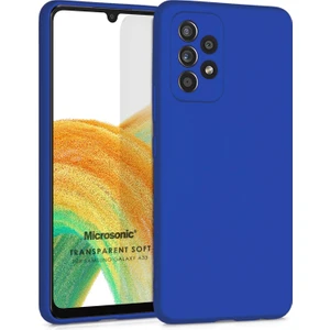 Matte Silicone Samsung Galaxy A33 5g Kılıf Mavi
