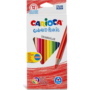 Üçgen Kuru Boya Kalemi 12'li