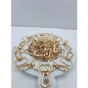 Aklar Çanta Makrome Anahtarlık Klipsi--Pkt =10 Adet